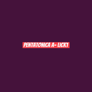 Pentatonica A- lick1