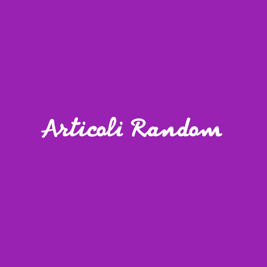 Articoli Random