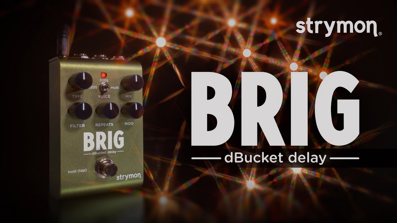 Strymon presenta il Brig dBucket Organic Delay